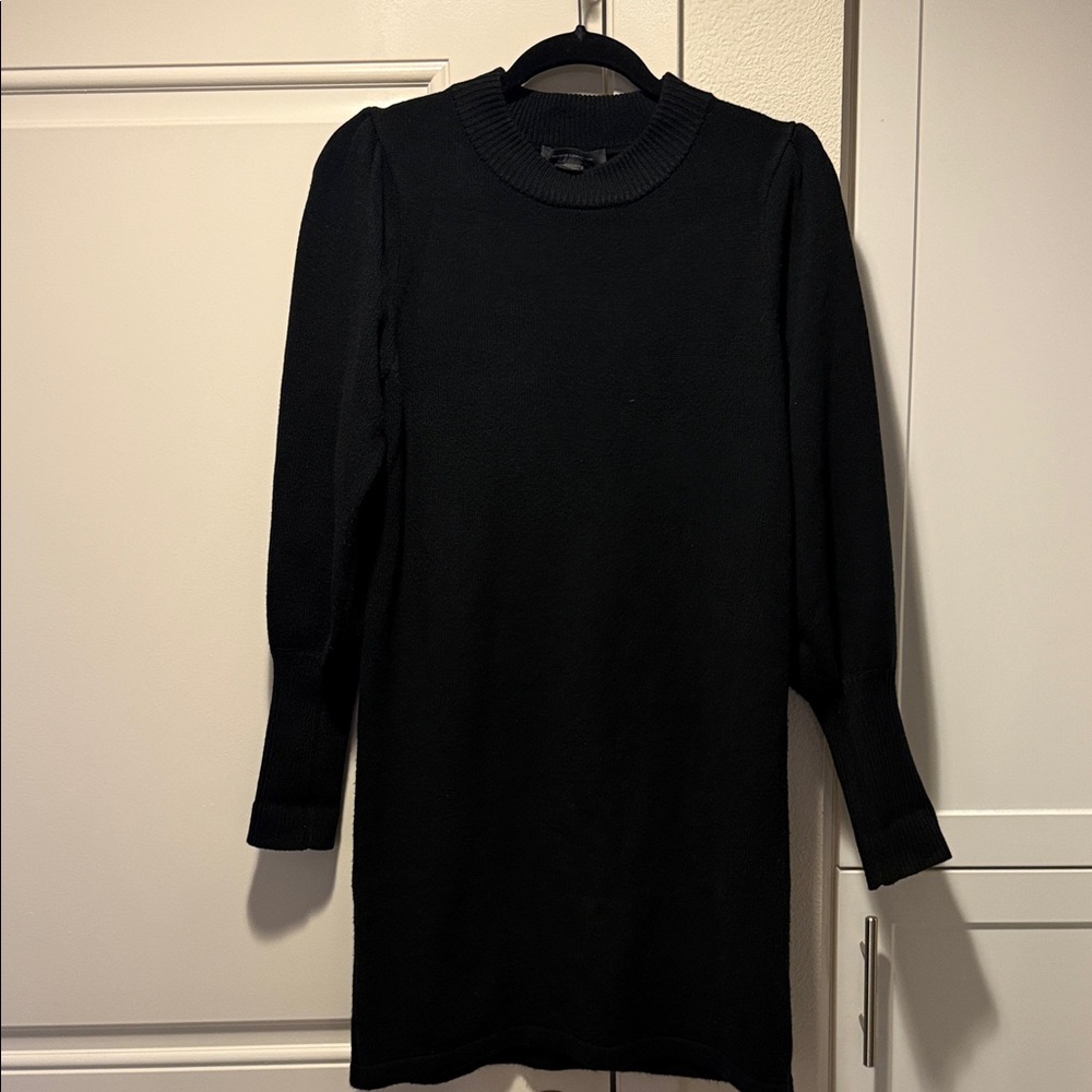 French Connection Black Sweater Dress